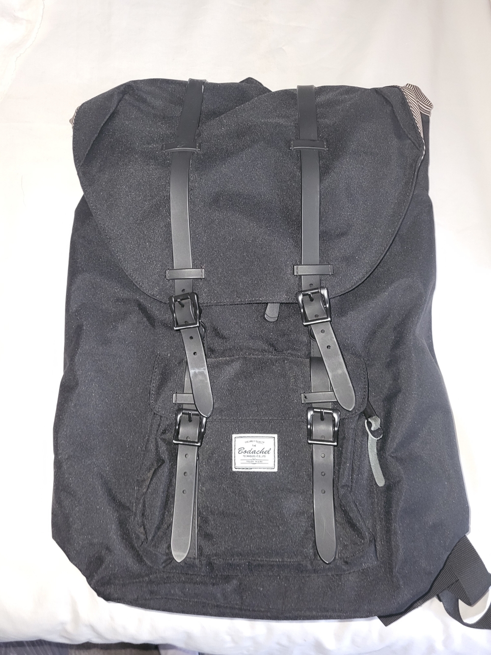 Herschel Supply Company Black Canvas Retreat Backpack